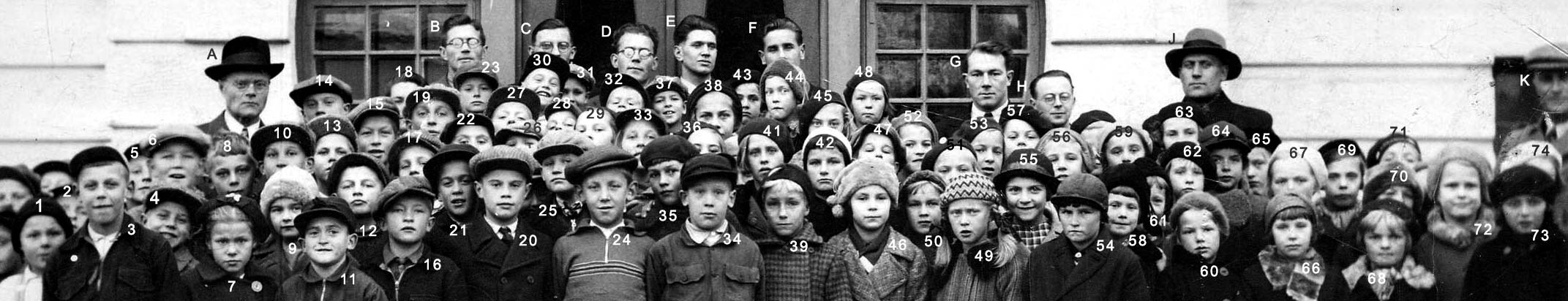 Normalskolans klass 1 1955-56