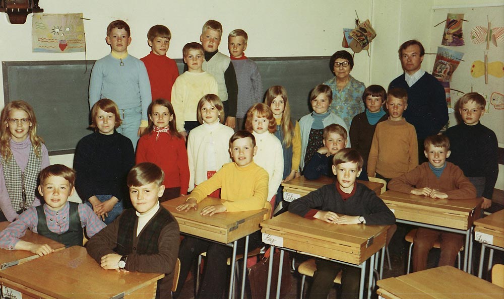 Normalskolans klass 3 1969—70