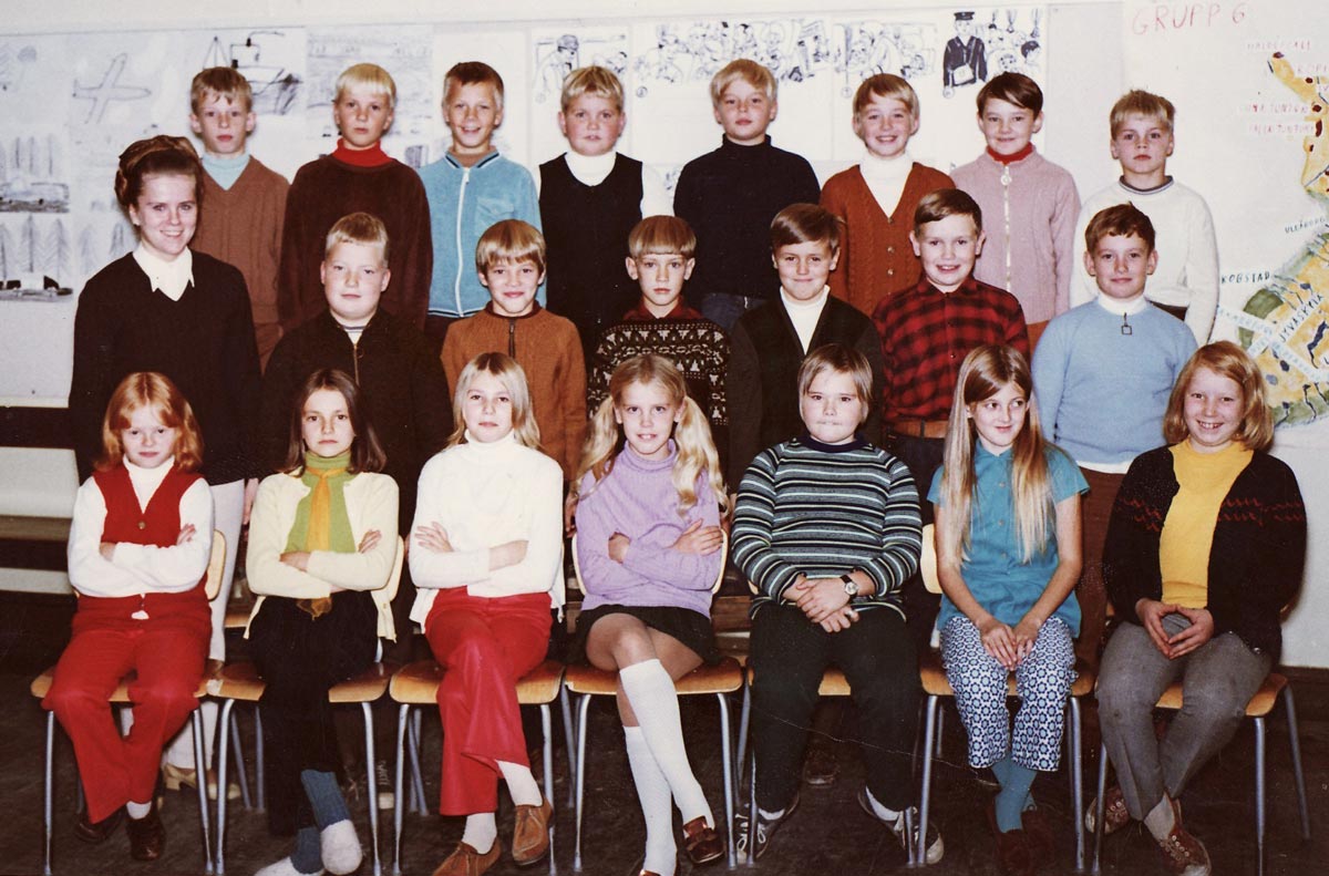 Normalskolans klass 4 1970—71