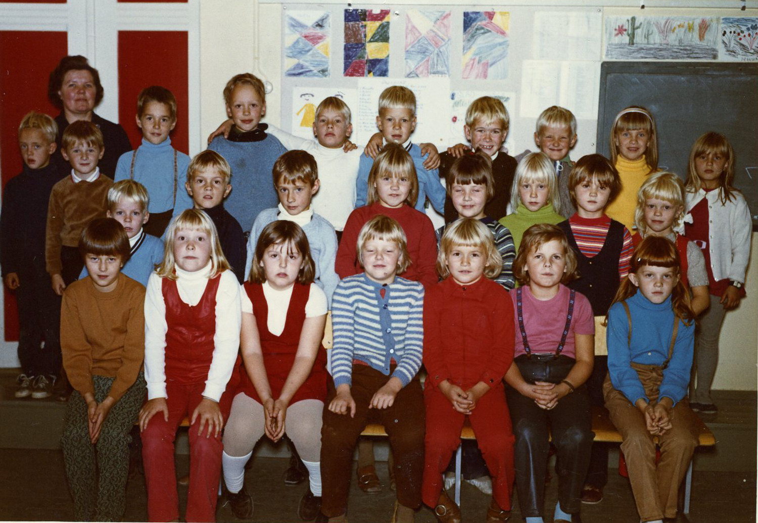 Normalskolans klass 2 1971—72