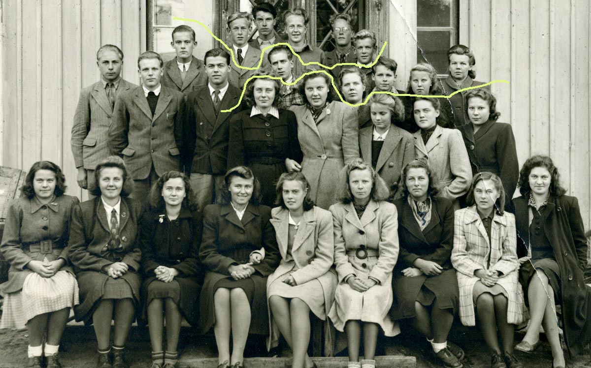 Nykarleby samskolas klass 3 1940-41