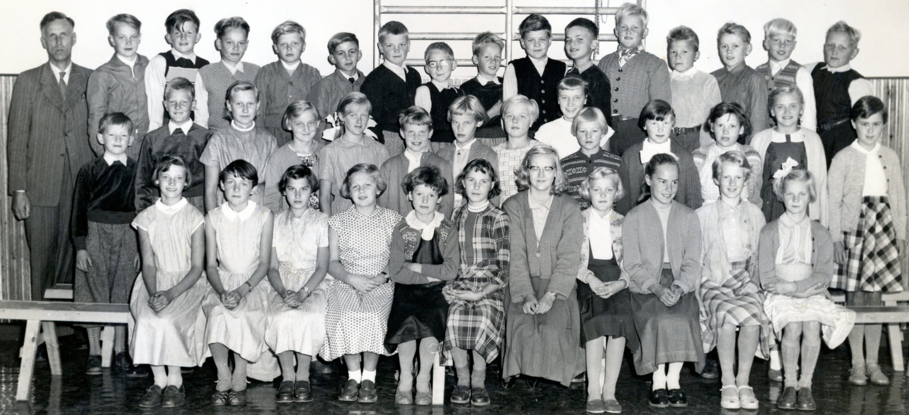 Nykarleby samskolas klass 5 1961-62