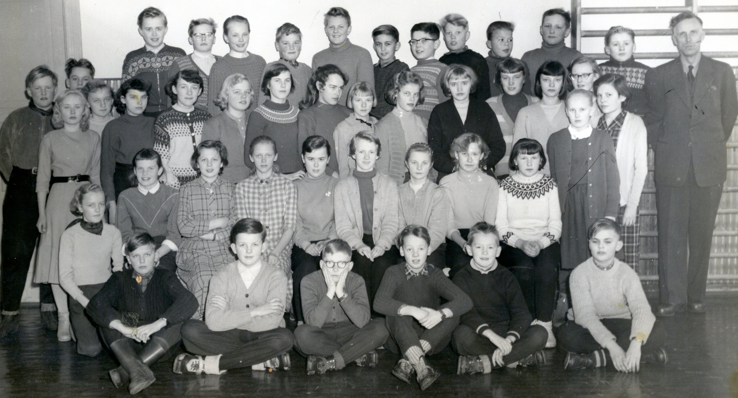 Nykarleby samskolas klass 5 1961-62