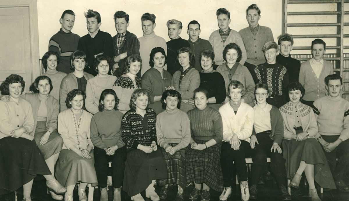 Nykarleby samskolas klass V 1959-60.