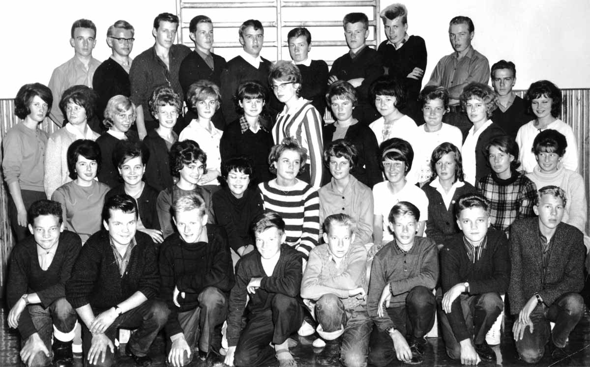 Nykarleby samskolas klass V 1963-64.