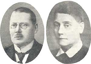 Professor Woldemar Backman och fru doktor Elisabet Backman.