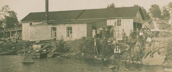 Nålörns såg 1919—1926. Foto 1920-talet. Herlers museum.
