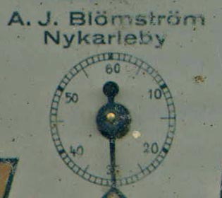 Blomströms urmakeri i Nykarleby. 