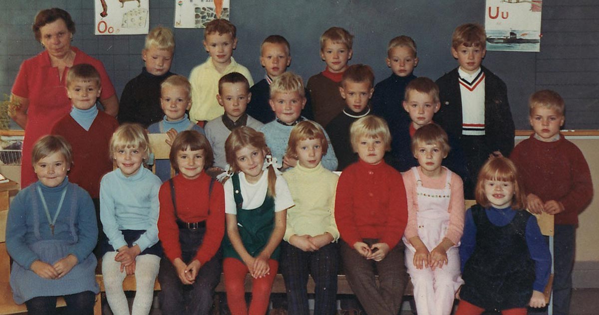 Normalskolans klass 1 1967—68