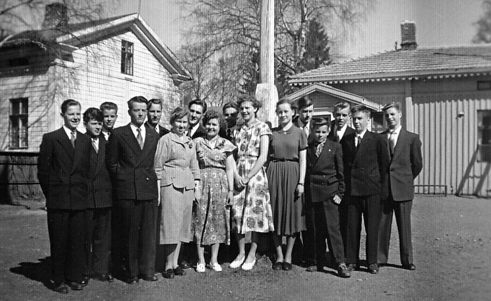 Nykarleby samskolas klass 4 1948