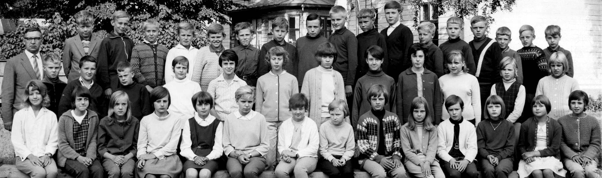 Nykarleby Samskolas klass 1A 1965-66