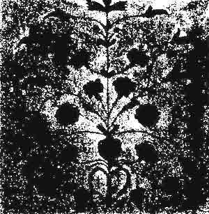 Fig. 3 från ryggstödet till en brudstol (trol. fr. 1600-talet).