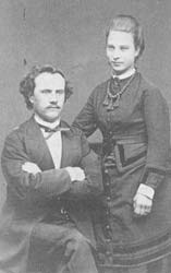 Kantor Johan Wilhelm Nessler och hans hustru Mathilda, f. Westerstråhle. 