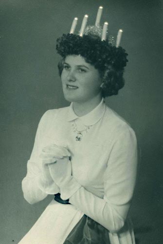 1954 års Lucia Gurli Granvik.
