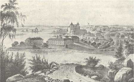 Tavastehus omkr. 1840.
