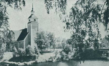 Sankta Birgitta kyrka, uppförd 1708 —1710 efter ritningar av Elias Brenner.