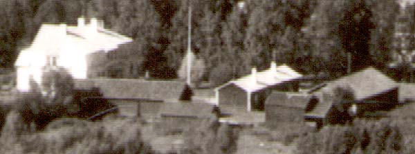 Prästgården från sydost sommaren 1958.