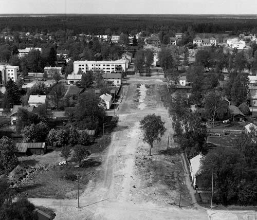 Staden från sydväst i slutet på 1920-talet.
